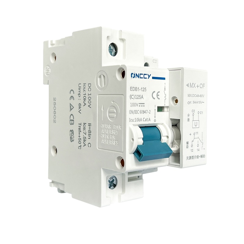 DC 断路器 1P 100VDC 125A with MX+OF 2