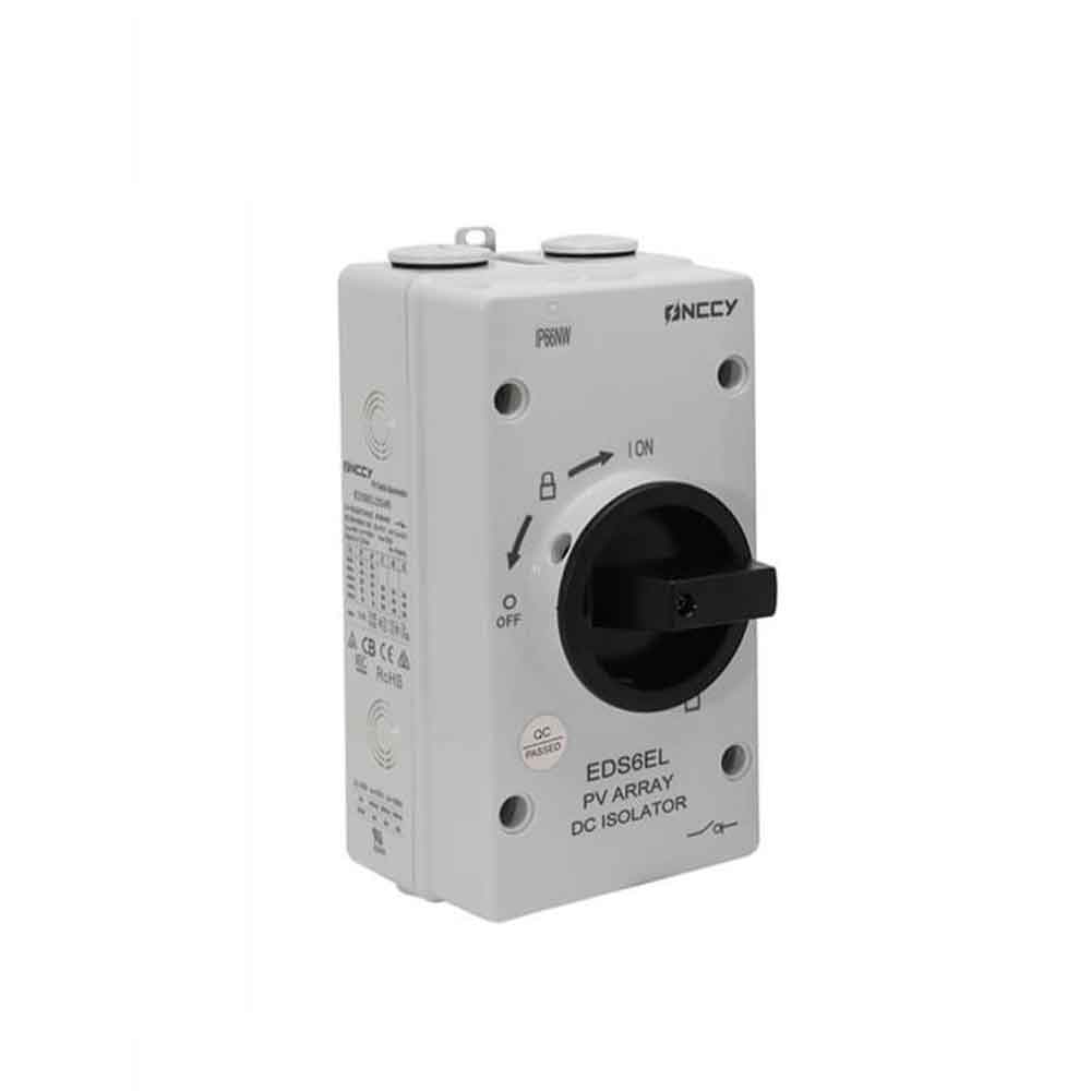 63A 1600V IP66 防水 外壳 DC 隔离开关
