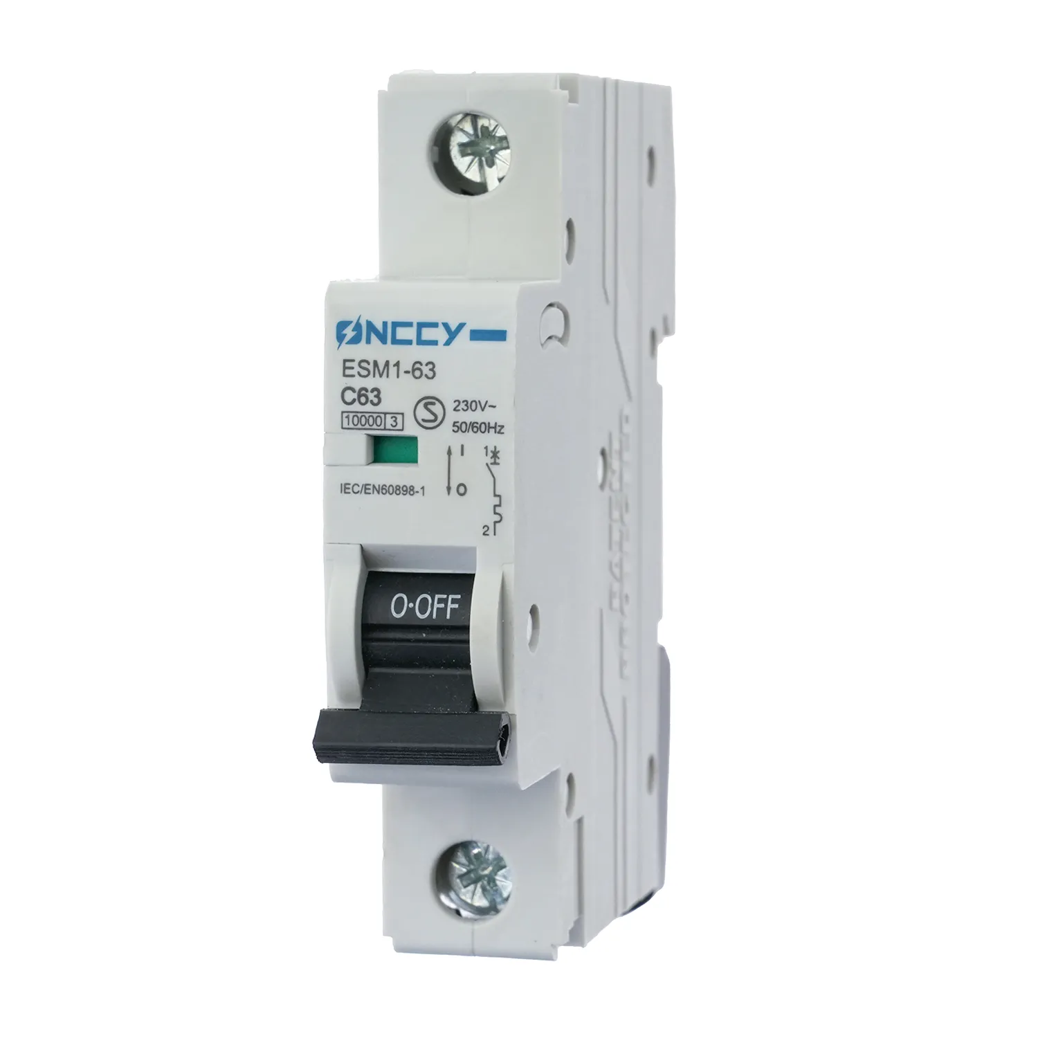 ESM1-63 AC 断路器 微型断路器 C631P 240/415V~63A 10KA