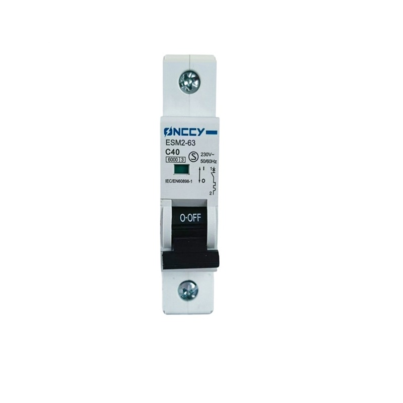 ESM2-63 AC 微型断路器 微型断路器 C curve 1P 40A 415V 6KA