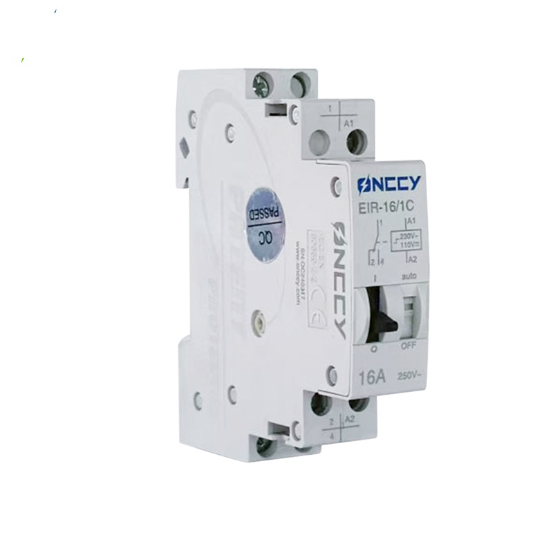 脉冲继电器 导轨 AC 230V 16A 2P Hum Free 2