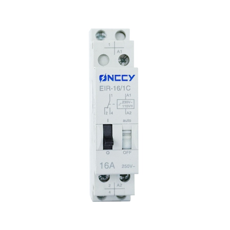脉冲继电器 导轨 AC 230V 16A 2P Hum Free