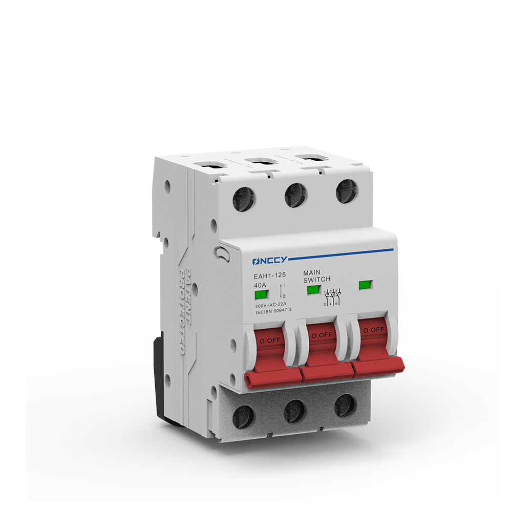 AC 隔离开关 Double Pole 2P 3P 4P 80A 125A 500V 3