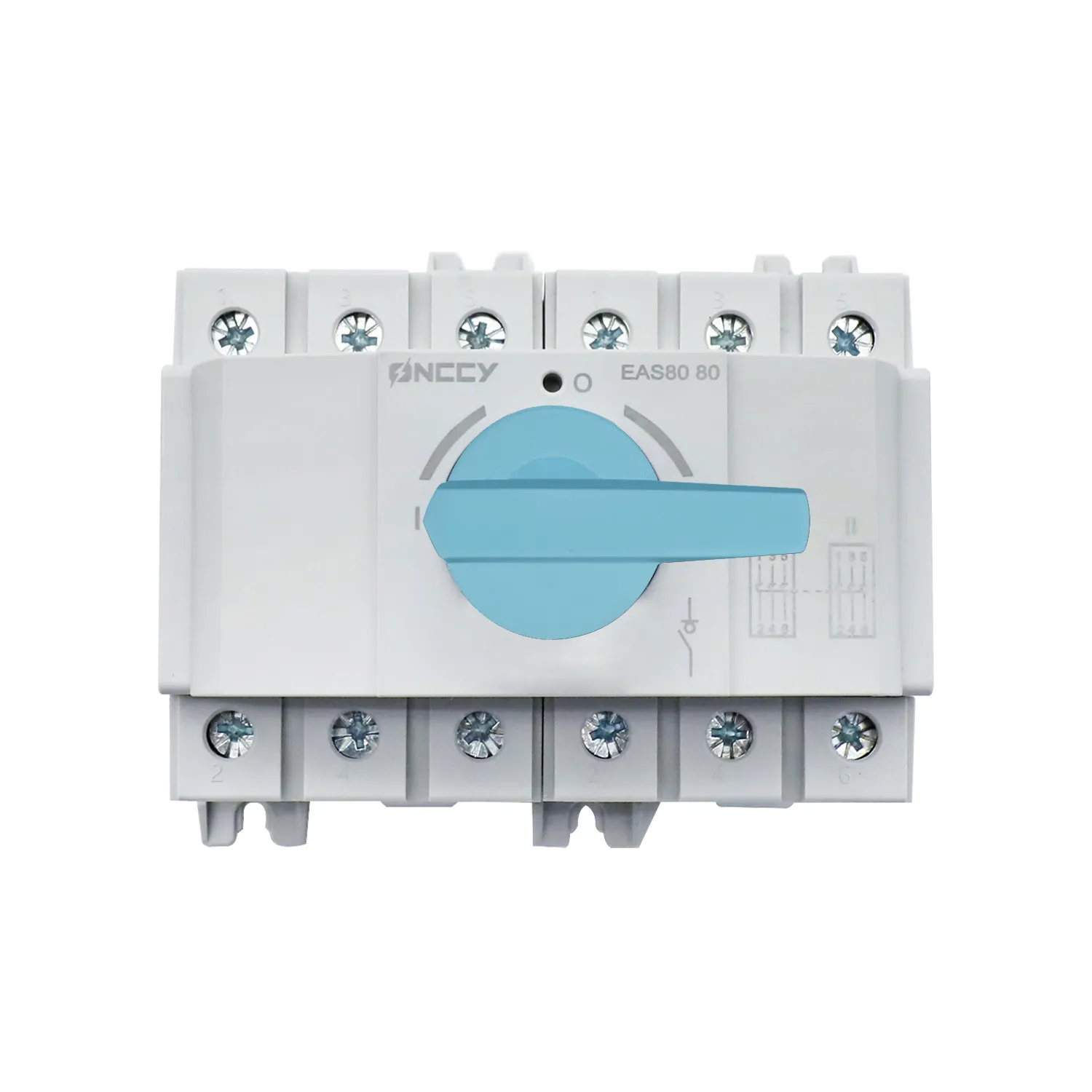 AC Mechanical 隔离开关 6/8Pole 16A-100A 2