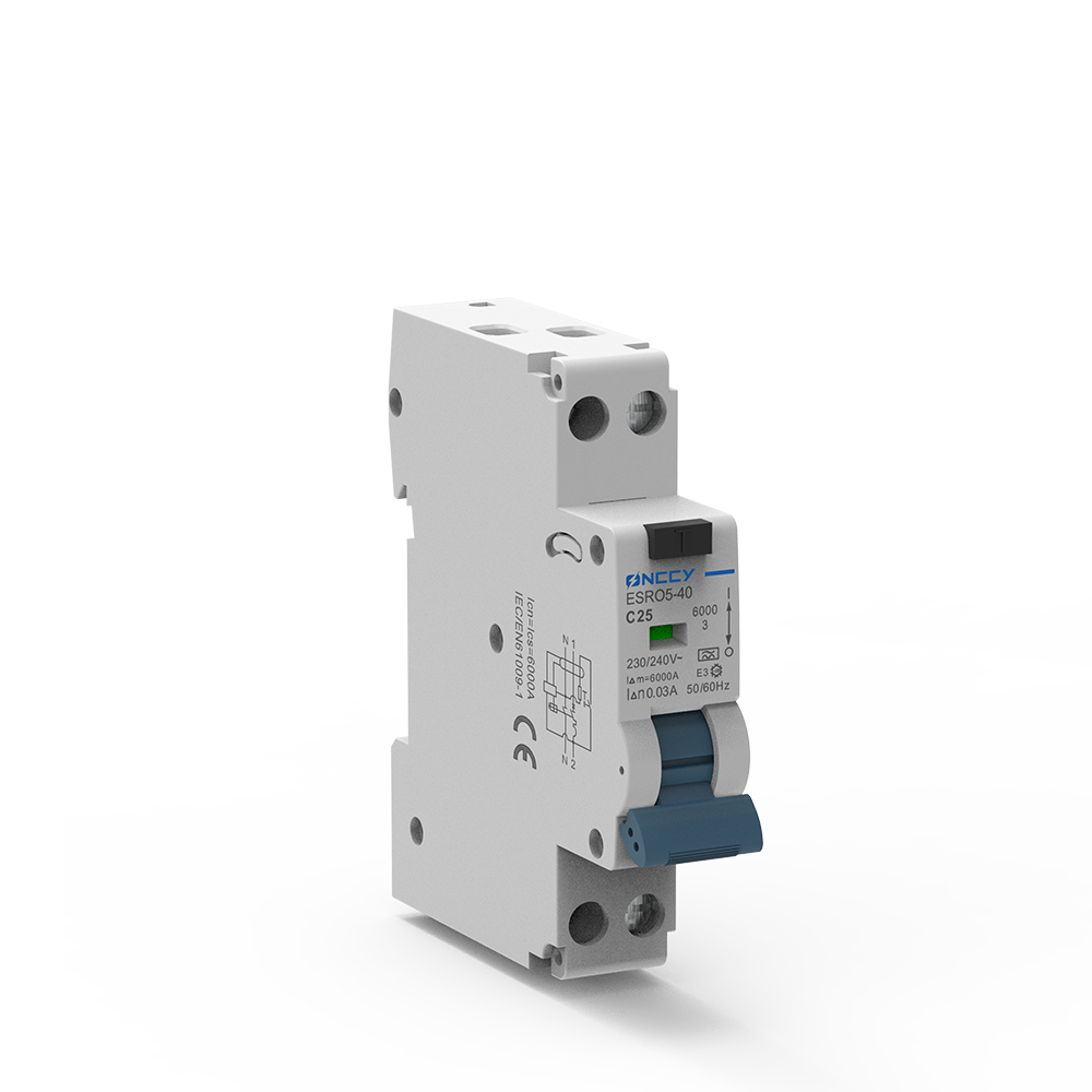 ESRO5-40 剩余电流动作断路器 Residual Current AC Breaker with Overcurrent Protection 1P+N
