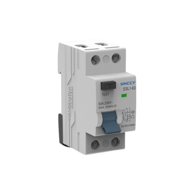 ESL1-63 剩余电流断路器 Residual Current AC 断路器 1P+N 25A 40A 30mA 240VAC